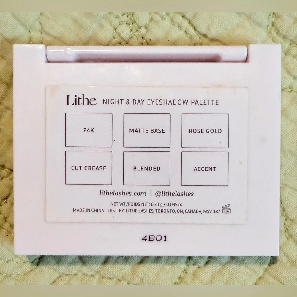 Lithe eyeshadow palette with 6 neutral colors NWOB Women’s makeup